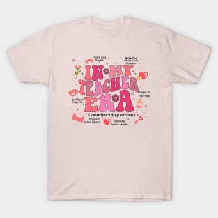 Teacher Valentines, Teaching Sweethearts, In My Teacher Era, Valentine XOXO Teacher, School Valentine T-Shirt